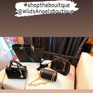 Black  2023 DKNY Bryant  Satchels Crossbody and Totes